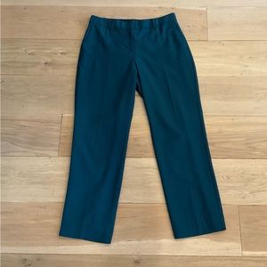 Ann Taylor Trousers Suit Pants in Ominous Teal 4 Petite